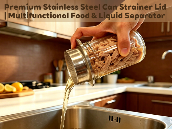 Stainless Steel Tuna Can Strainer