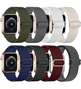 Brigtlaiff 8 Pack Bands Compatible with Apple Watch Band 38mm 40mm 41mm 42mm 44mm 45mm 46mm 49mm ...