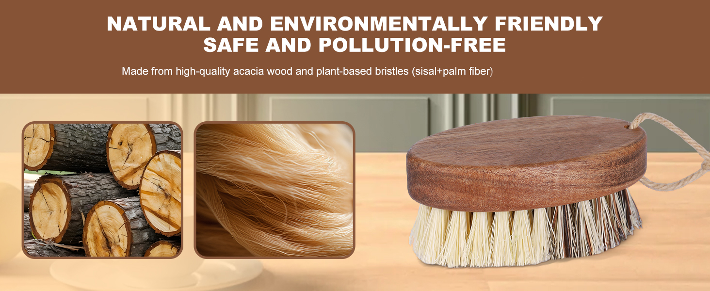 natural vegetable brush