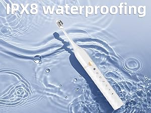 IPX8 waterproof rating