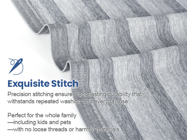 Cooling Striped Blanket