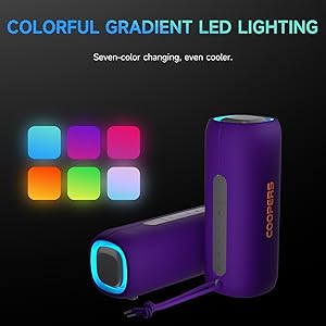 Bluetooth Speakers with RGB Lights