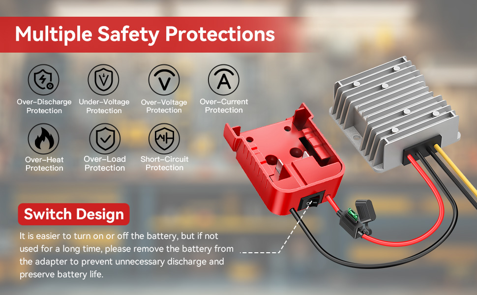 18v battery adapter converter
