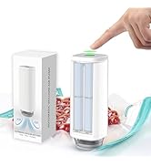CABIBOX Handheld Vacuum Sealer Machine, Automatic Food Vacuum Pump, Sous Vide Vacuum Sealer Porta...