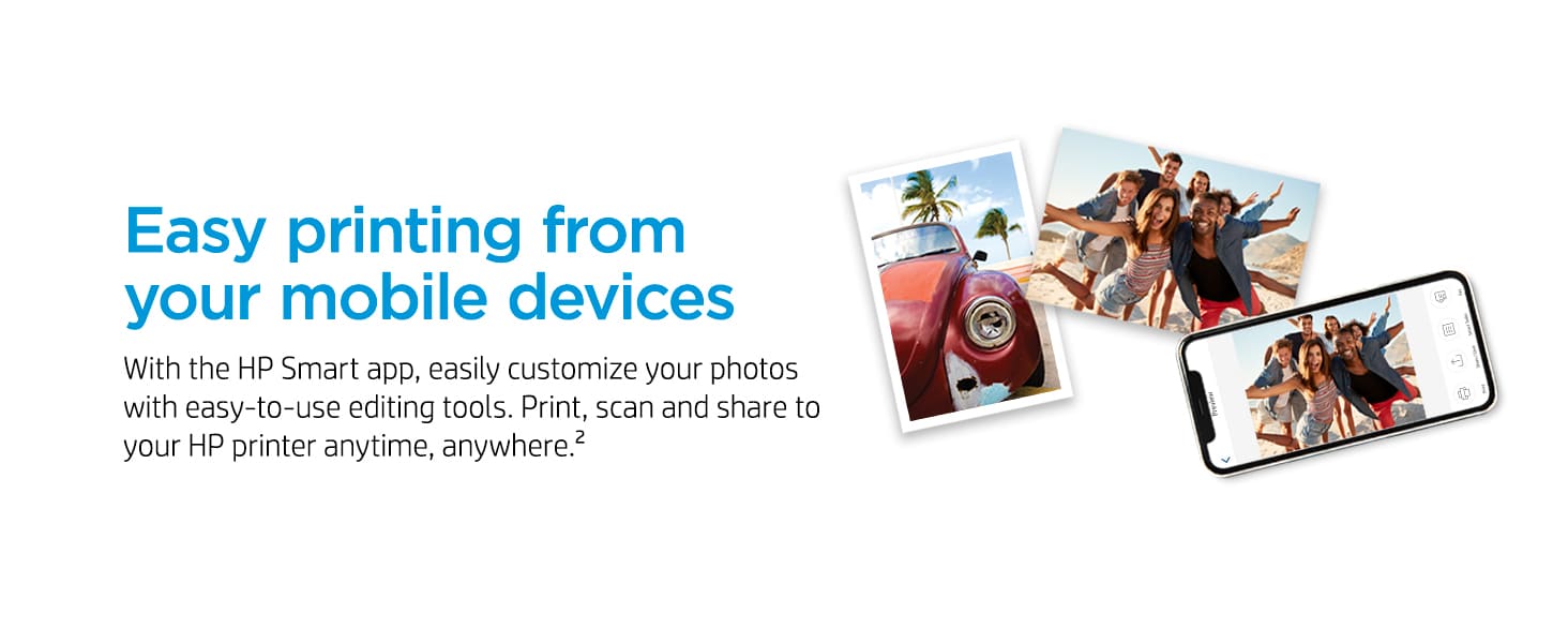 hp smart app mobile printing photo editing