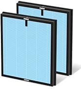 2 Pack HAP603 Replacement Filter Compatible with ECOSELF HAP603 / HAP603WF Air Puri-fier Filter, ...