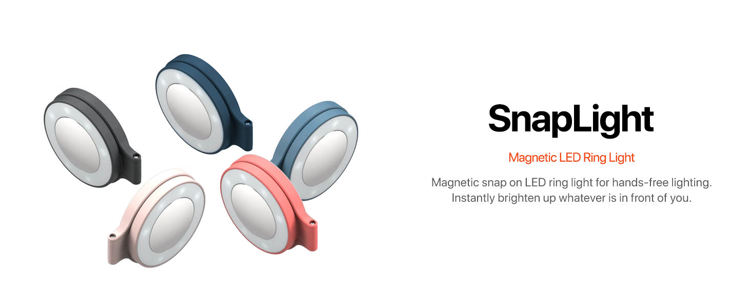 shiftcam, snaplight, photography, videography, ring light, phone light ring