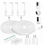 DIANMU 26FT Power Cable with Adapter for Ring Spotlight Cam Plus/Pro/Battery, Ring Stick Up Cam/P...