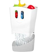 Ubbi Freestanding Bath Toy Organizer Bath Caddy with Removable Drying Rack Bin and Scoop for Todd...