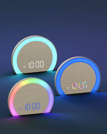 alarm clock with light