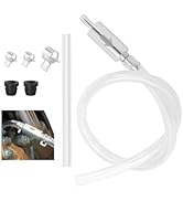 VKQTS Car Brake Bleeder Hose with One Way Check Valve,Practical Motorcycle Brakes Bleeders Kit fo...
