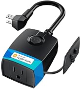 meross Outdoor Dimmer Plug, Smart Outdoor Plug Works with Apple HomeKit, Alexa, Google Home, IP44...