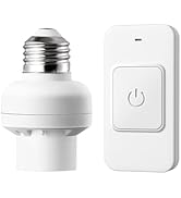 DEWENWILS Remote Control Light Socket, 100FT Remote Control Light Sockets, Wireless Light Socket ...