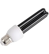 Hilitand 15W CFL Blacklight Bulb, Ideal for Parties and Halloween Decorations (291)