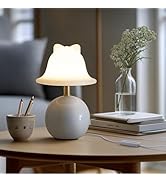 Joyzy Mushroom Table Lamp for Bedroom,Desk Bedside Small Lamps for Living Room Night Stands,Mushr...