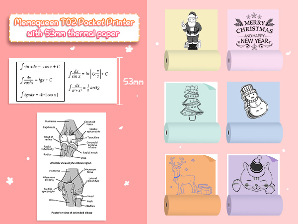 mini portable printer mini hand printer create a sticker machine