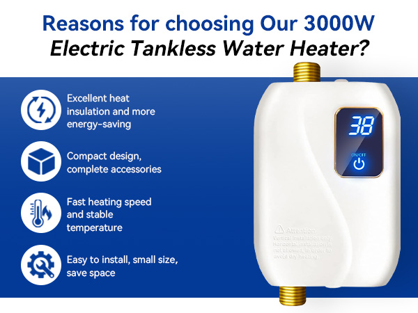 electric tankless water heater