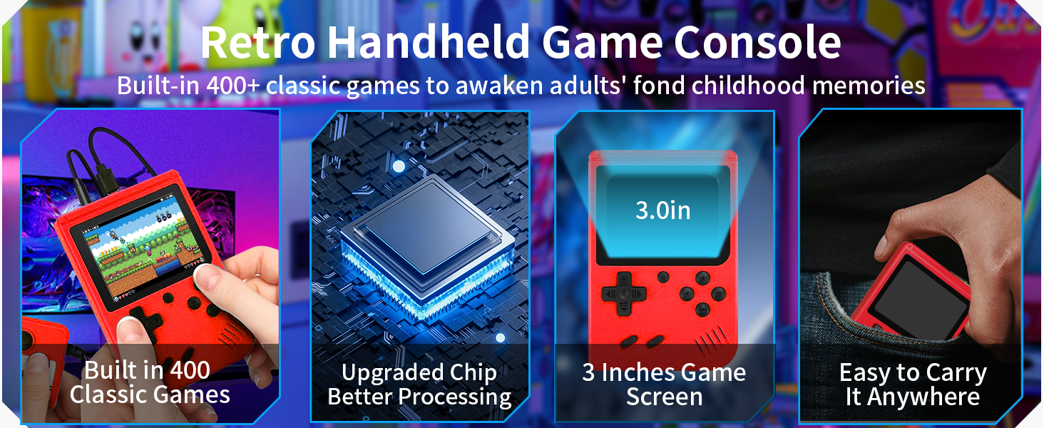 portable Retro Games Console