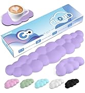 Cloud Wrist Rest for Computer Keyboard Arm Wrist Rest with Non-Slip Base Extended Wrist Rest Ergo...