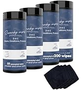Swanky Shoe Cleaner Wipes - Leather and Sneaker Cleaner, Removes Dirt, Grime and Stains, Quick & ...