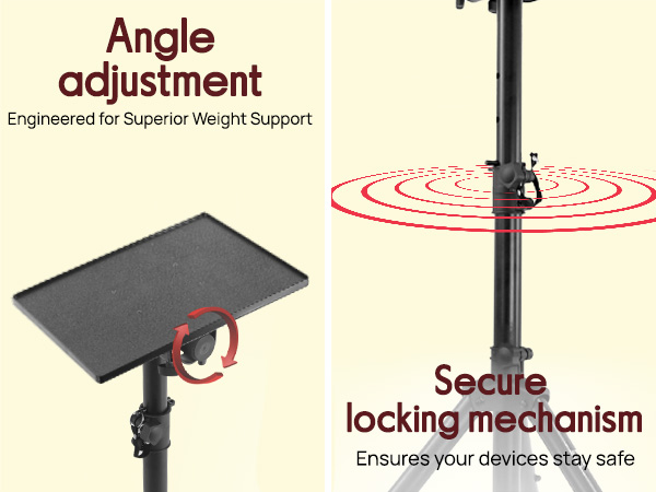 stand projector screen bag portable music computer desk mic adjustable book