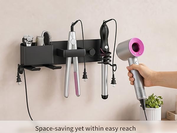 Hair Dryer Holder Wall Mounted
