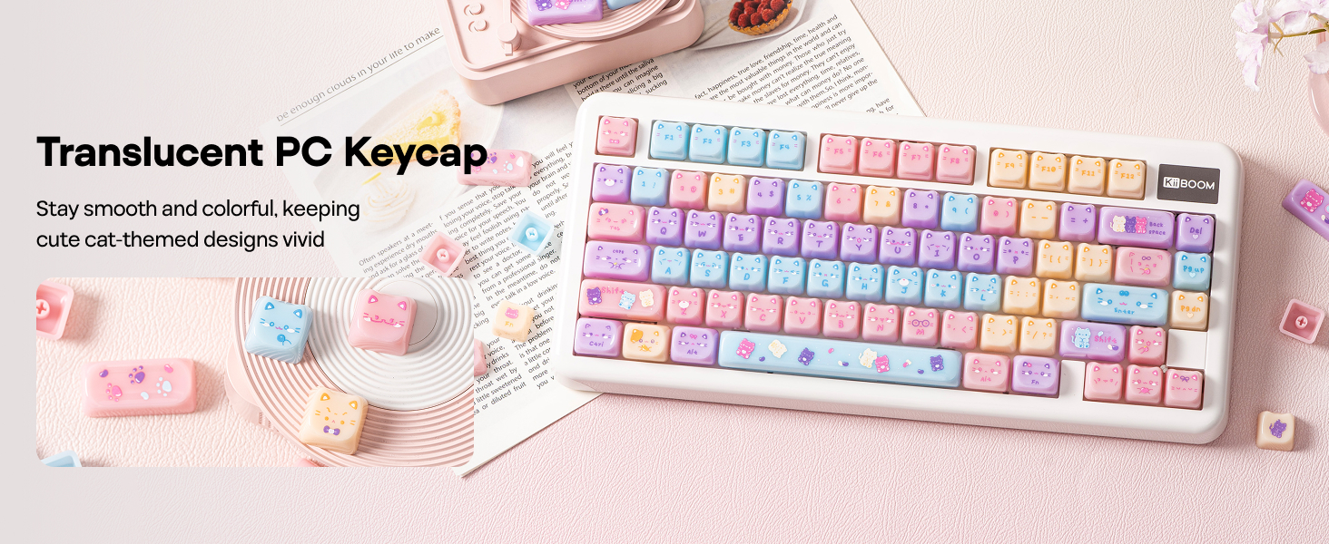 Meow Pudding Keycaps