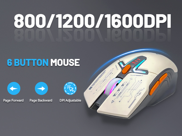 3-Step Adjustable DPI