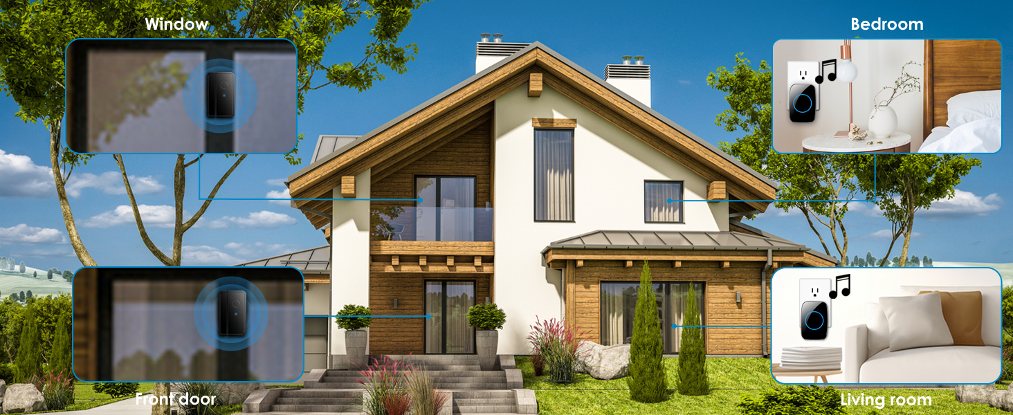 1,000 ft Wireless Range