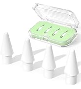 JOOSKO Replacement Pencil Tips for Apple Pencil Pro/USB-C/2nd Gen/1st Gen Tips(with Storage case)...