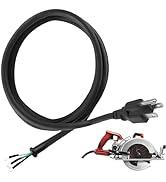 95104L for SKILSAW Saw Replacement Cord with SPT77WM SPT78W SPT70WM SPT70V SPT55 Circular Saw Hea...