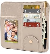 Peisicne Visor Organizer, Apricot Sunglass Holder For Car, Sunvisor Organizers with Multiple Pock...