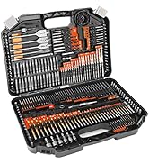 COMOWARE Drill Bit Set, 246 Pcs Drill Bits for Cordless Drill, Drill Driver Bit Set for Wood, Met...