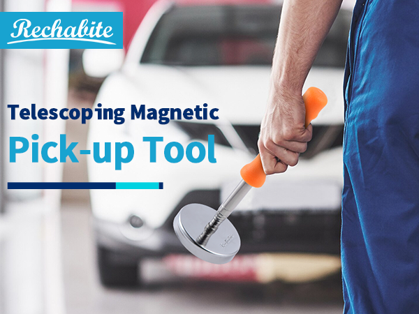 Telescoping Magnetic Sweeper Pickup Tool
