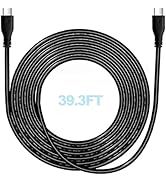 Yeecore 39.3ft (12 Meters) Rear Camera Cable Dual Type-C for D22 /H22 Dash Cam, Compatible with C...