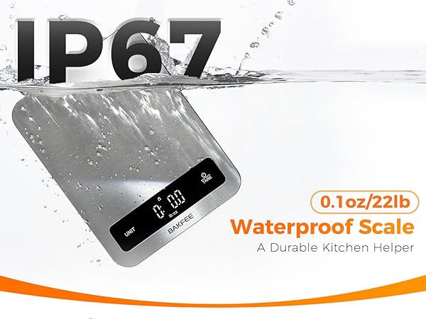 BakFee Waterproof Scale