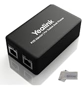 Yealink YLPOE30 Gigabit 802.3af/at PoE Injector Adapter for Yealink PoE-Enabled T4x/T5/xT7x/T8x I...