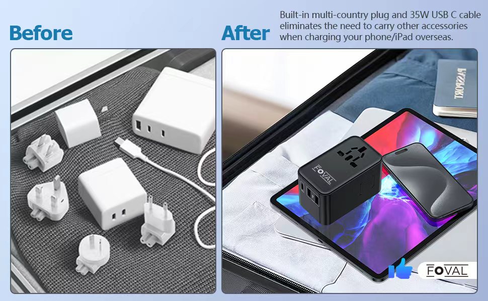 all in one universal travel adapter