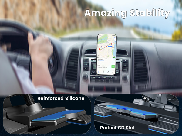 Magnetic CD Slot Holder