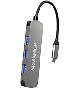 MEANHIGH USB C Hub 4-Port Type C Adapter for Laptop USB 3.0, USB 2.0 Multiple USB C to USB Splitt...