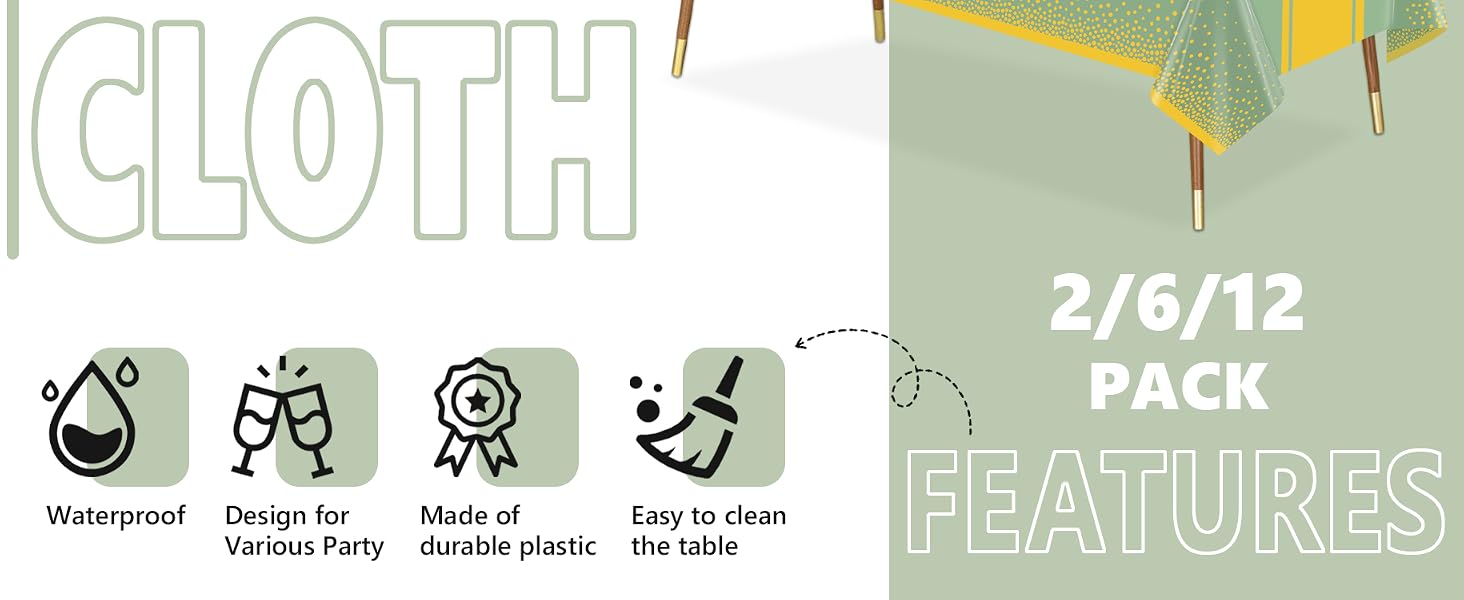 Disposable Plastic Table Cloths