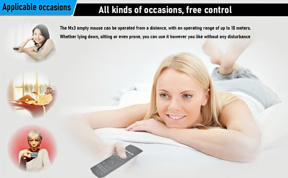 7 Color Backlit LED MX3 Pro Mini Keyboard Fly Remote Mouse,