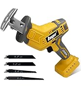 Cordless Reciprocating Saw, Dewalt 20V MAX Battery Compatible, Mini Recipro Saw Cordless with 4 B...