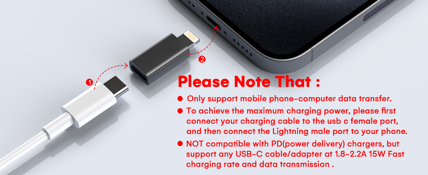 usbc to iphone adapter usb-c to lightning lightning to type c adapter usbc adapter for iphone