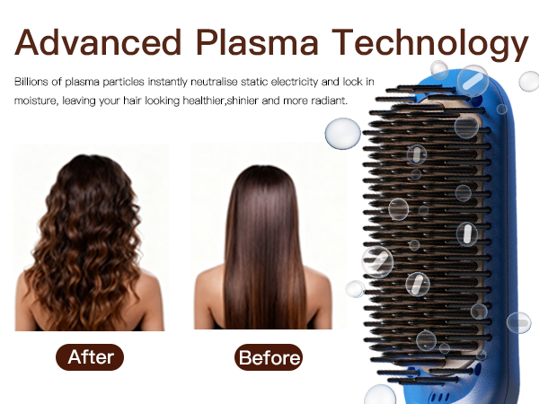 hair straightener brush