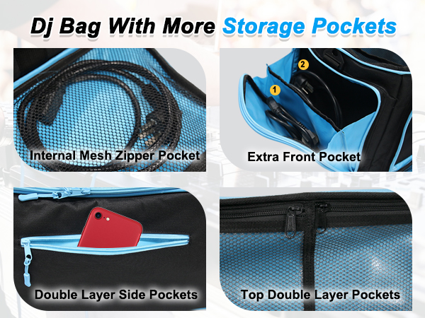 MYDAYS Large DJ Cable Bag