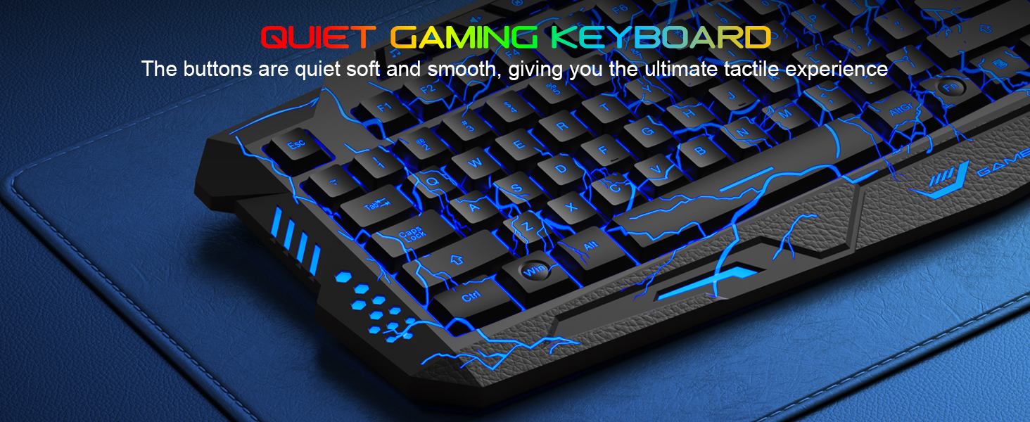 ergonomic gaming keyboard and mouse