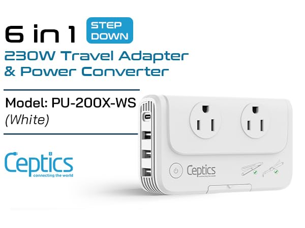 power converter adapter combo
