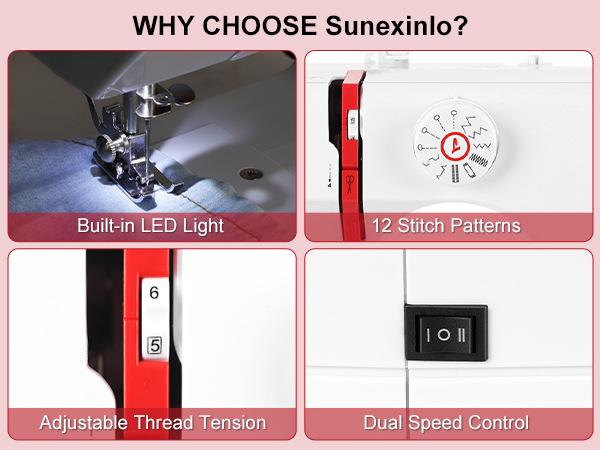 Practical Features Designed for Easy and Accurate Sewing