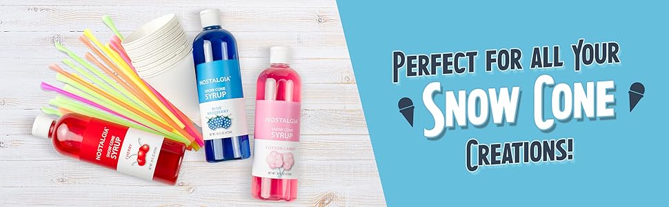 perfect for all snow cone creations